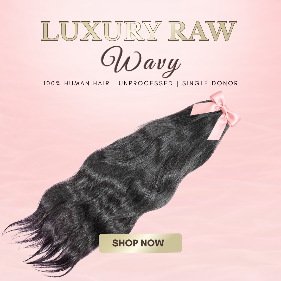 Luxury Raw Indian Wavy Hair Bundles