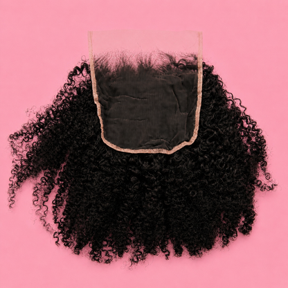Virgin Kinky Curly HD Lace Closure