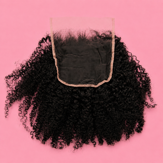 Virgin Kinky Curly HD Lace Closure