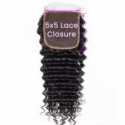 Virgin Deep Wave Closure (HD Lace)