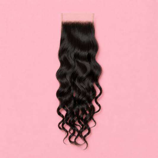 Luxury Raw Wavy Indian Lace HD Closure
